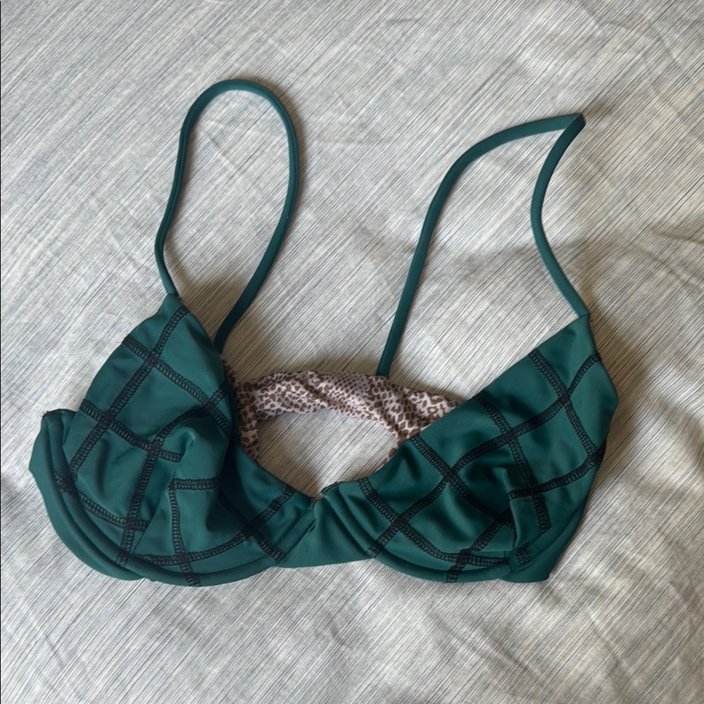 Acacia Green Bikini Top
